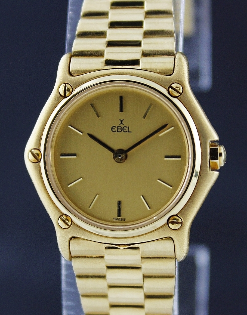(image for) AN EBEL LADY 18K YELLOW GOLD WATCH